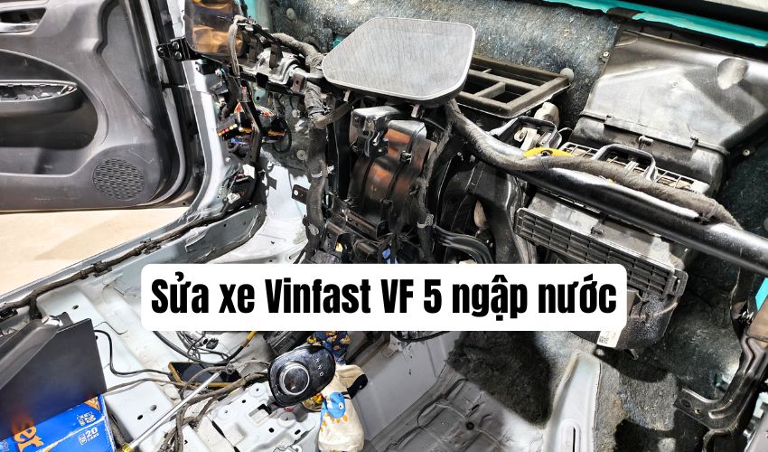 Sửa xe Vinfast VF 5 ngập nước chuyên sâu tại VFS Garage