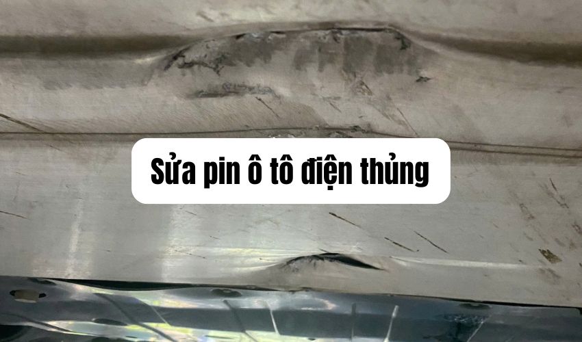 Sửa pin ô tô điện thủng