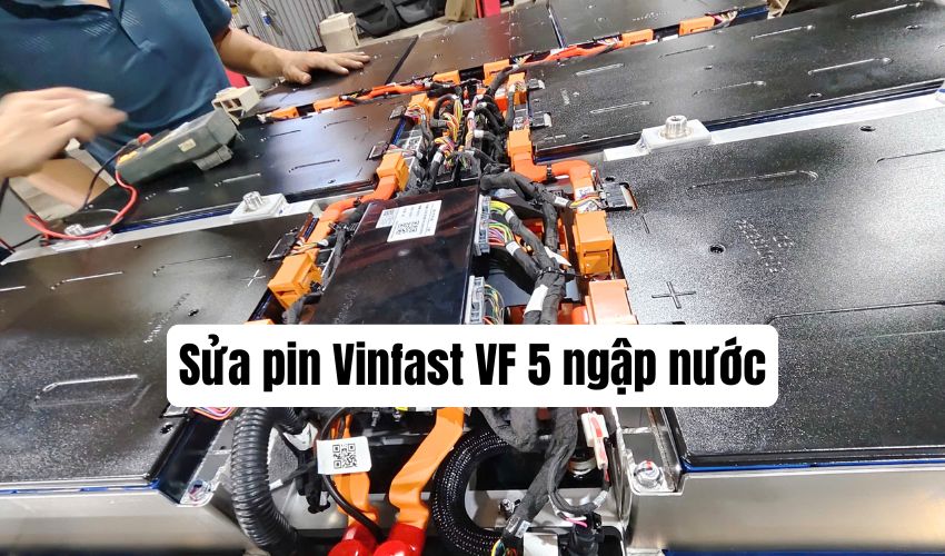 Sửa Pin VinFast VF 5 Ngập Nước Sửa pin Vinfast VF 5 ngập nước chuẩn kỹ thuật tại VFS Garage